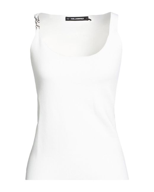 Karl Lagerfeld White Top