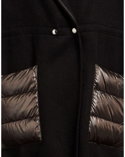 Moorer Black Coat Wool
