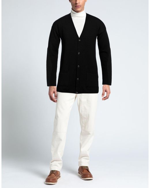Rick Owens Black Cardigan for men