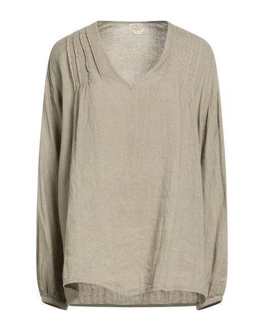 Massimo Alba Natural Military Top Linen