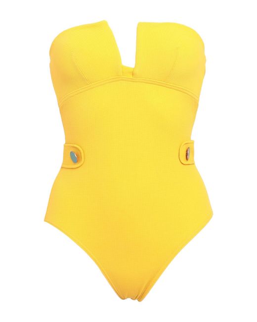 Maison Lejaby Yellow One-piece Swimsuit