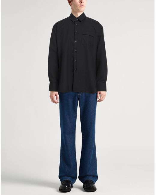 Camicia di Lardini in Black da Uomo