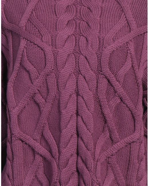 Alpha Studio Purple Turtleneck