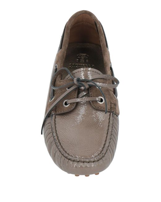 Brunello Cucinelli Gray Mokassin