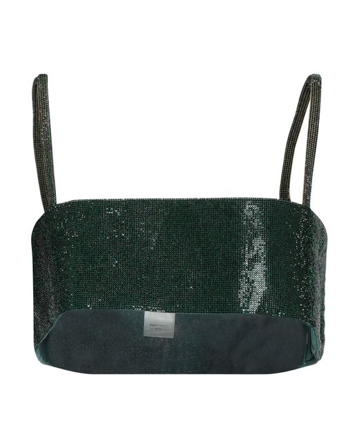 Top Nue de color Green