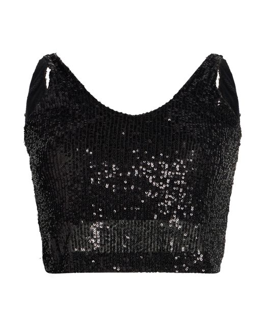 Alessandra Gallo Black Top Polyester, Elastane