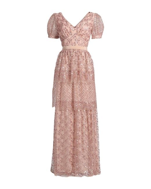 Self-Portrait Pink Maxi Dress