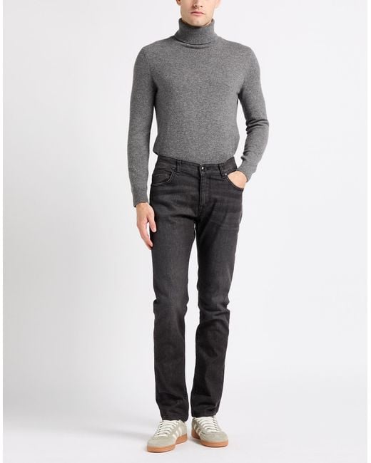 Mason's Gray Jeans Cotton, Elastomultiester, Elastane for men