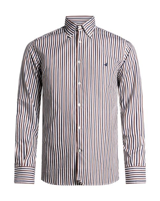 Brooksfield Blue Shirts for men