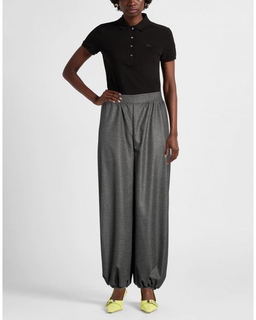Haveone Gray Pants Polyester, Viscose, Elastane