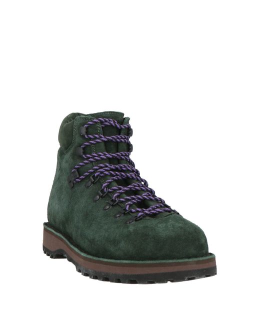 Diemme Green Dark Ankle Boots Shearling for men