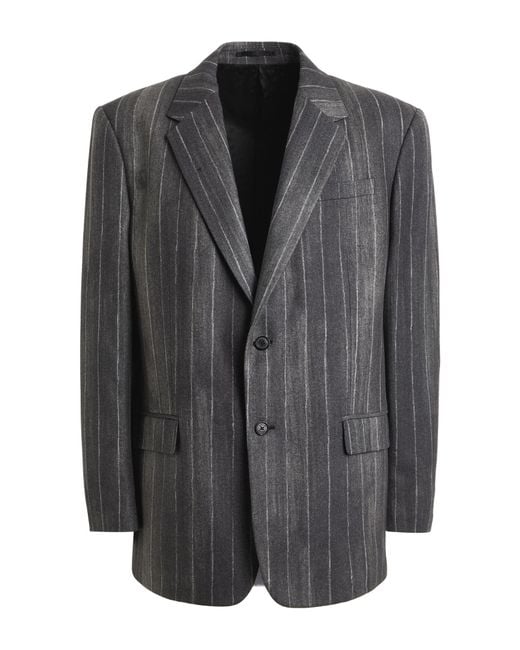 Blazer di Versace in Gray da Uomo