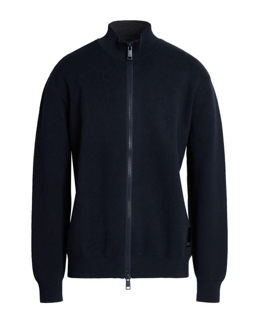 ARMANI EXCHANGE Blue Midnight Cardigan Cotton for men