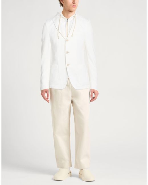 Eleventy White Blazers for men