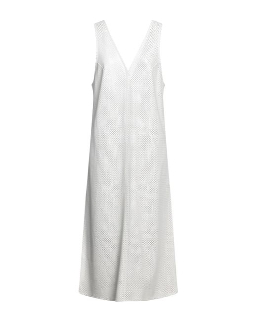 Matériel White Midi Dress