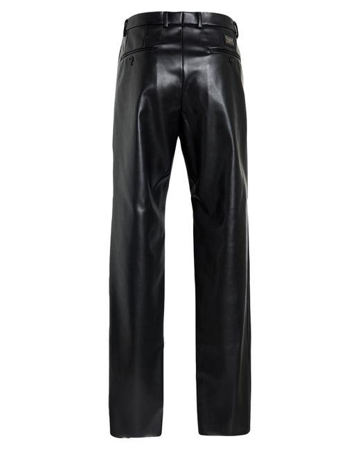 Dolce & Gabbana Black Pants Polyurethane, Polyester for men