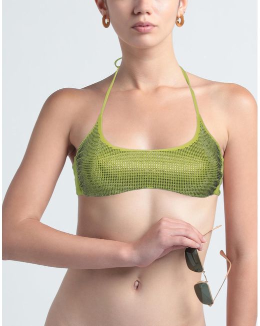 Fisico Green Bikini Top