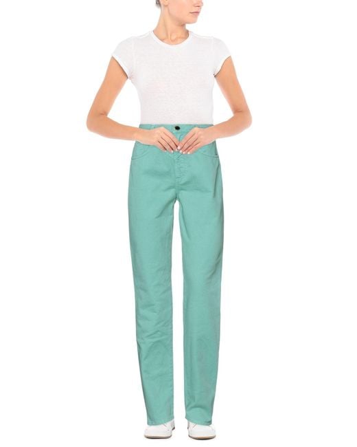 Alberta Ferretti Green Trouser