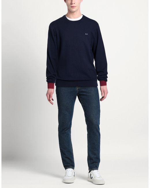 Sun 68 Blue Jumper for men