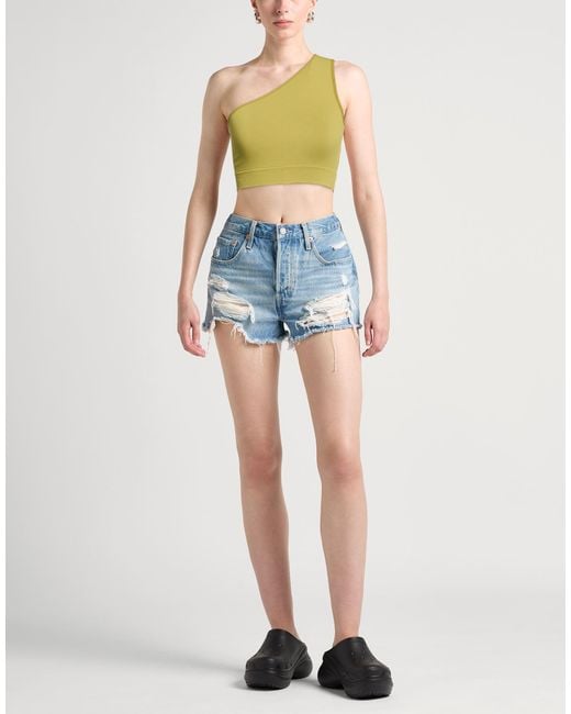 Rick Owens Yellow Top Polyamide, Elastane