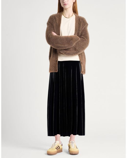 Norma Kamali Black Midi Skirts