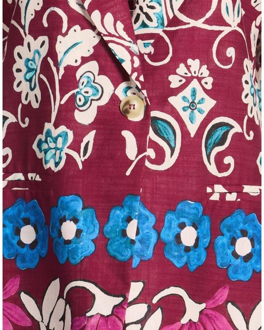Dixie Red Blazer Cotton