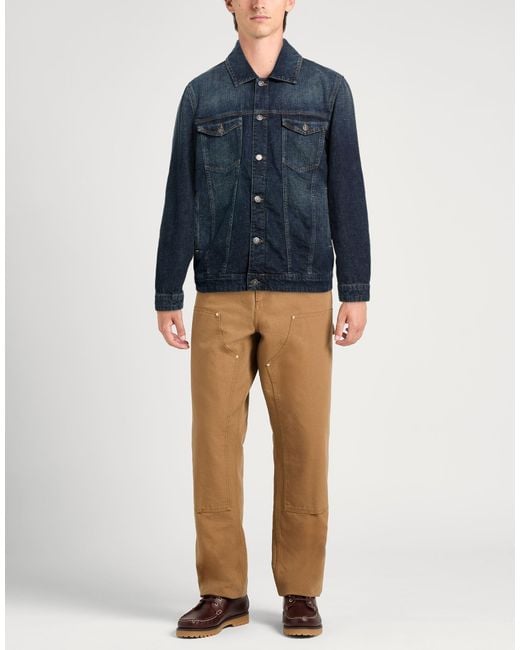 Dondup Blue Denim Outerwear for men