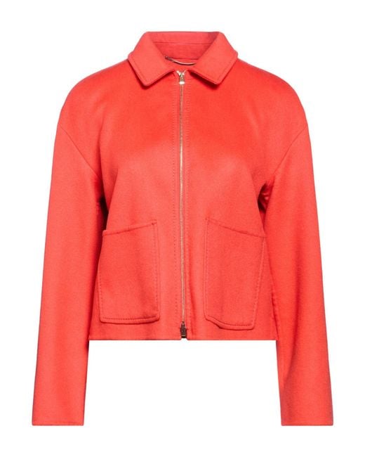Agnona Red Jacket Cashmere, Metal