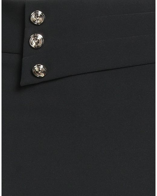 Relish Black Midi Skirt Polyester, Elastane