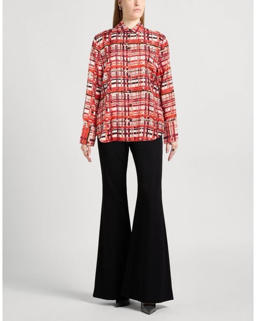 Ferragamo Red Shirt Silk