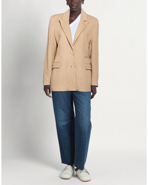 Cruna Natural Blazer Virgin Wool, Polyamide
