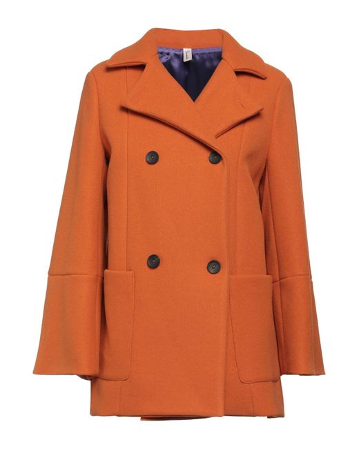 Souvenir Clubbing Coat in Orange Lyst
