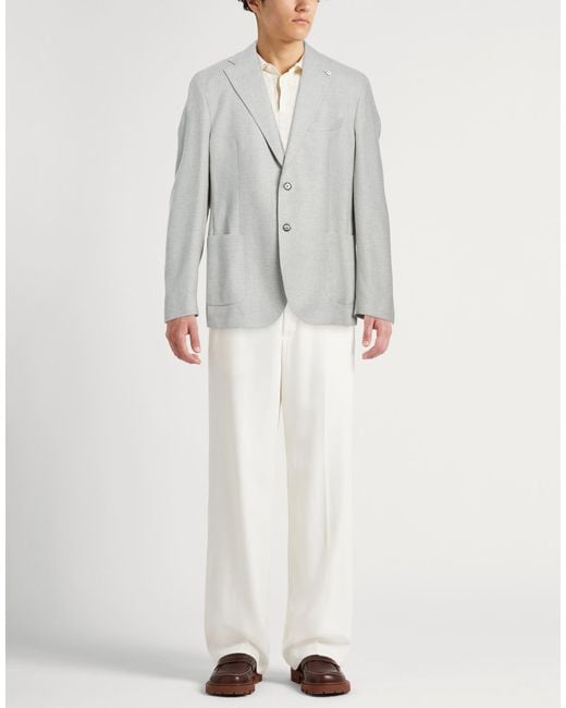 L.b.m. 1911 Gray Blazer for men
