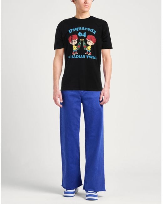 DSquared² Black T-shirt for men