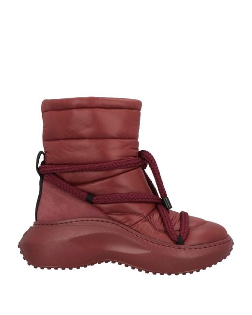 Vic Matié Red Brick Ankle Boots Synthetisches Material, Textile Fibers