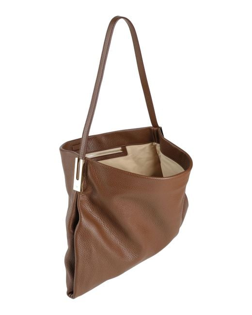 Elisabetta Franchi Brown Handbag Cow Leather