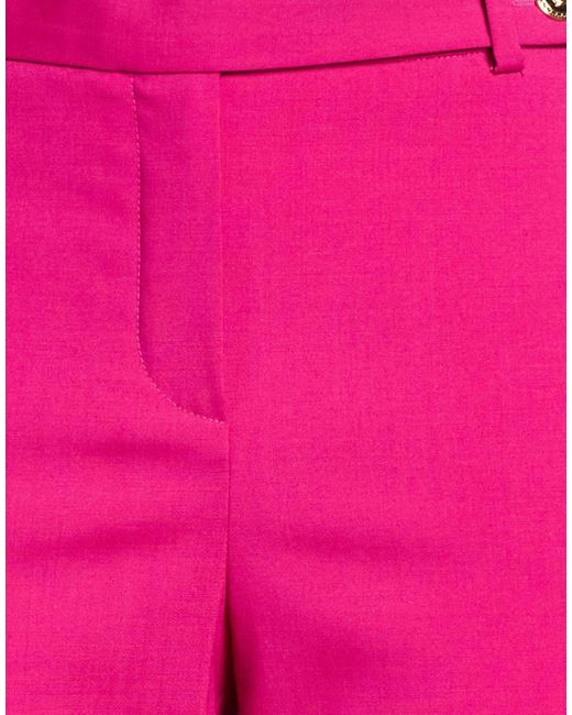 Versace Pink Fuchsia Pants Virgin Wool, Elastane