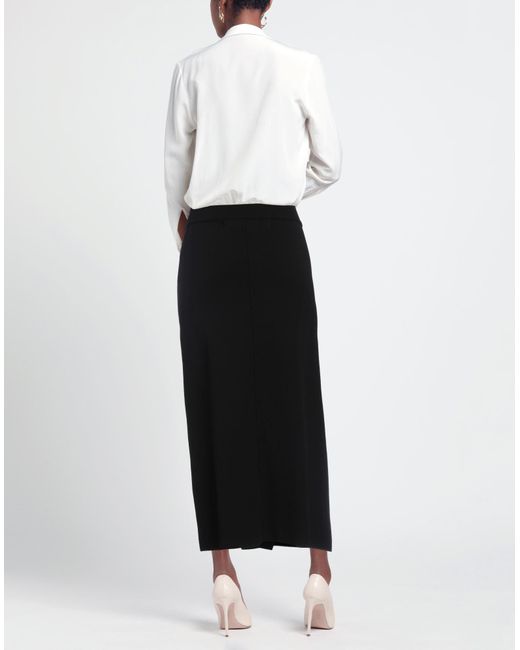 Isabel Benenato Black Maxi Skirt