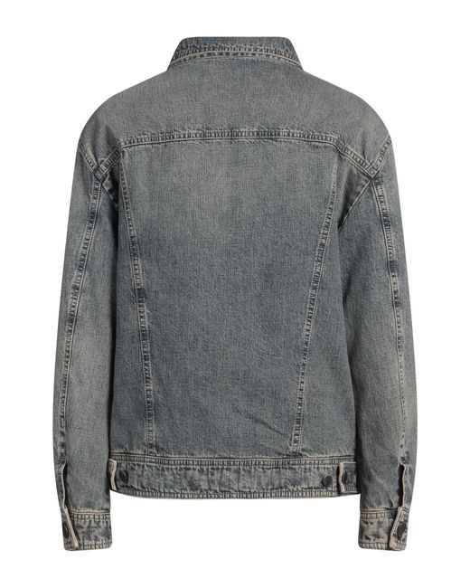 Moorer Gray Denim Outerwear Cotton
