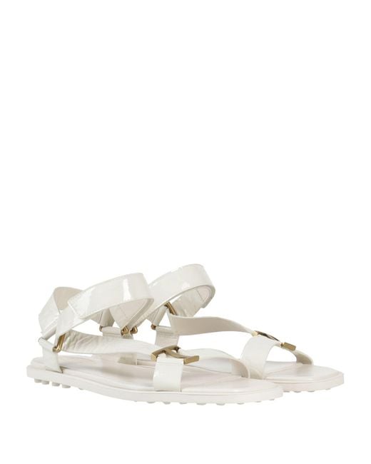 Tod's White Sandals