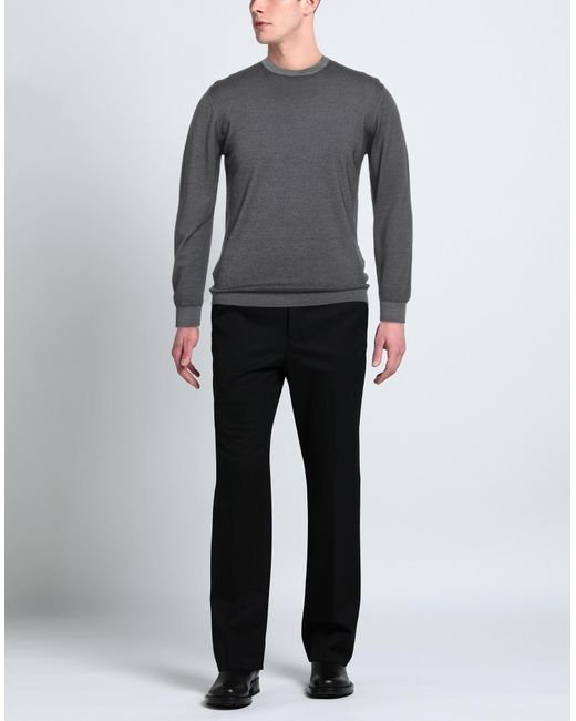 SUITE 191 Gray Sweater Merino Wool for men