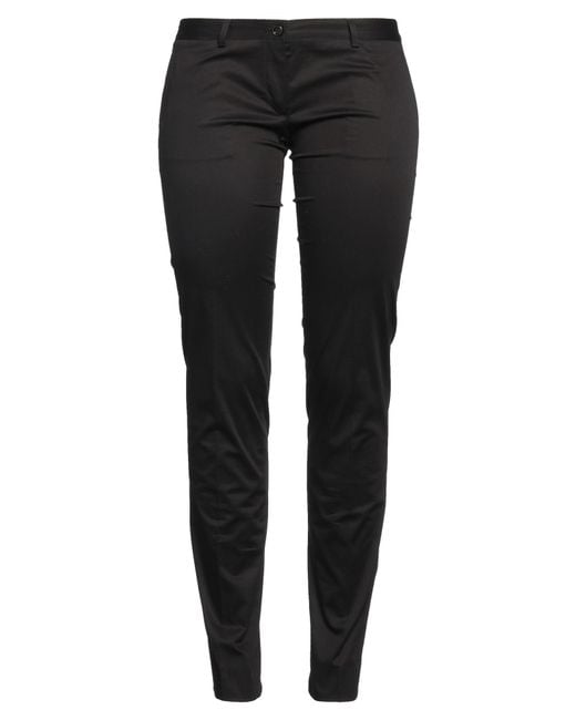 Grifoni Black Pants Cotton, Elastane