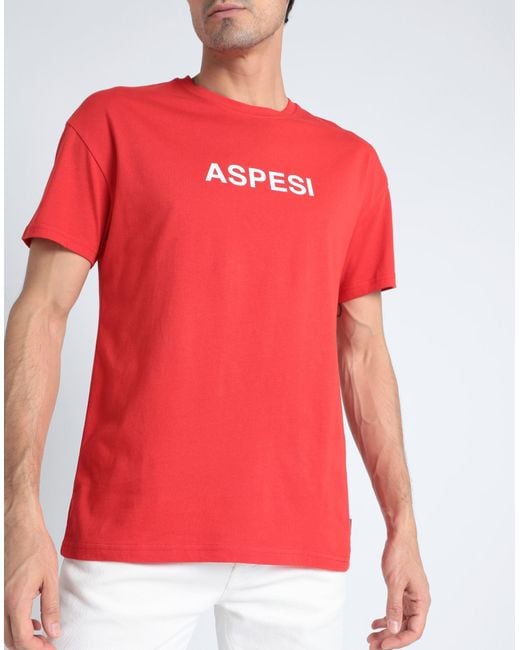 Aspesi Red T-shirt for men