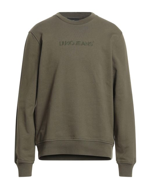 Liu Jo Green Sweatshirt for men