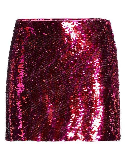 Chiara Ferragni Red Mini Skirts
