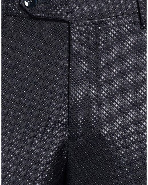 Brian Dales Blue Pants Wool, Silk for men