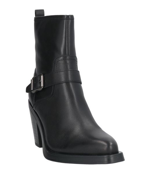 Ash Black Ankle Boots