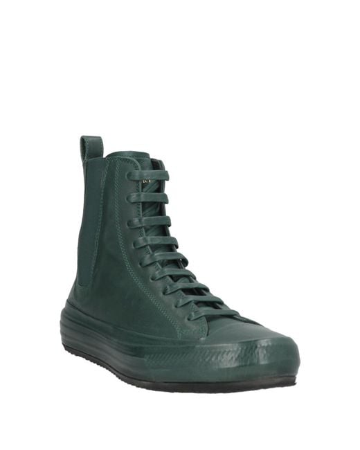 Officine Creative Green Sneakers Leather