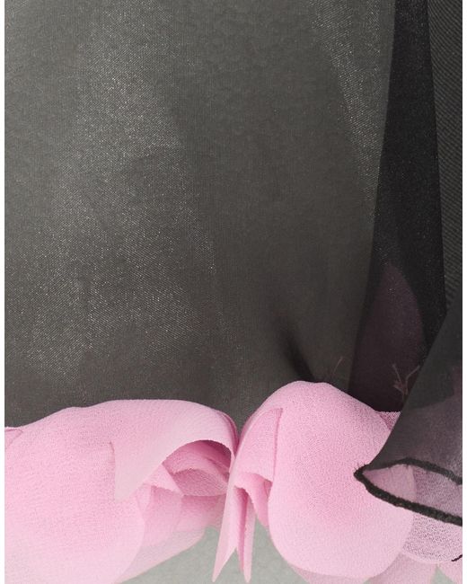 Camilla Gray Cape Polyester