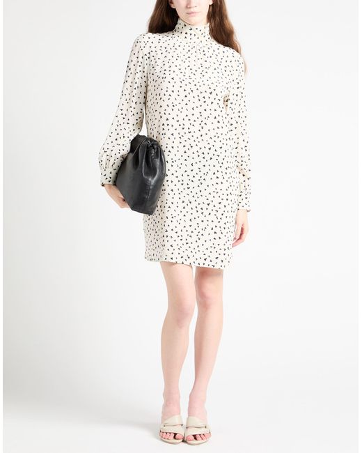Max Mara White Mini-Kleid